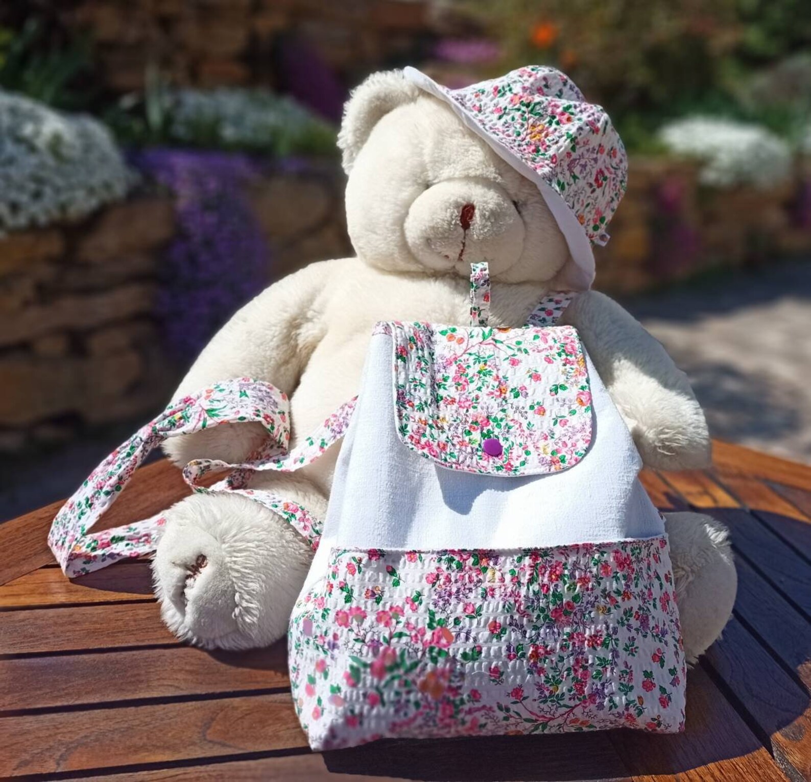 Sac à dos, sac à doudou, sac à goûter, liberty