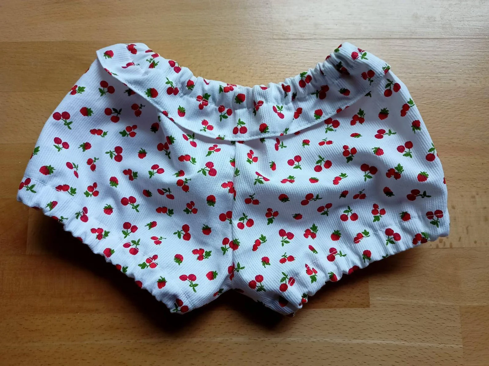 Headband bébé, fille, liberty, piqué de coton cerises