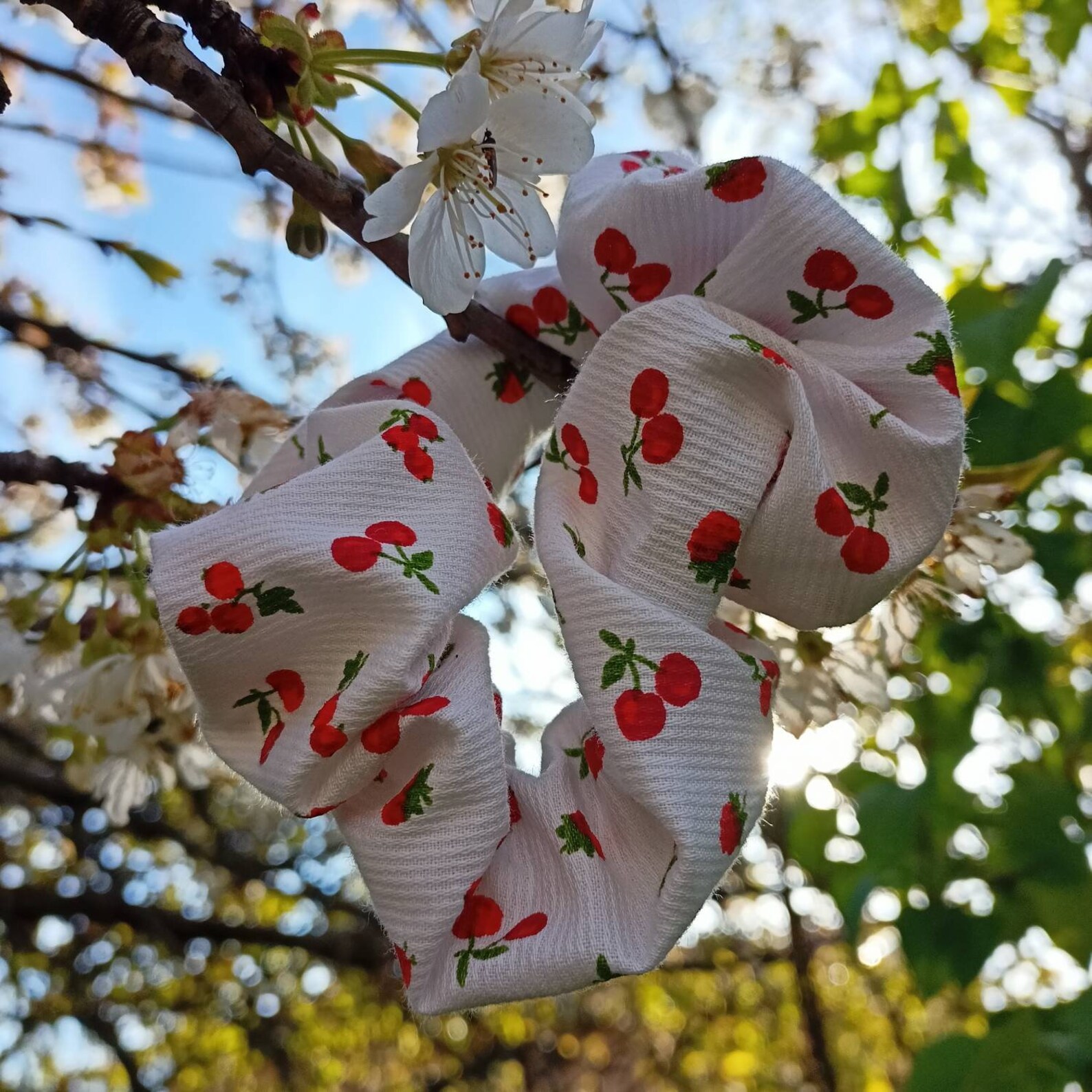 Bloomer bébé, en piqué de coton imprimé cerises ou liberty