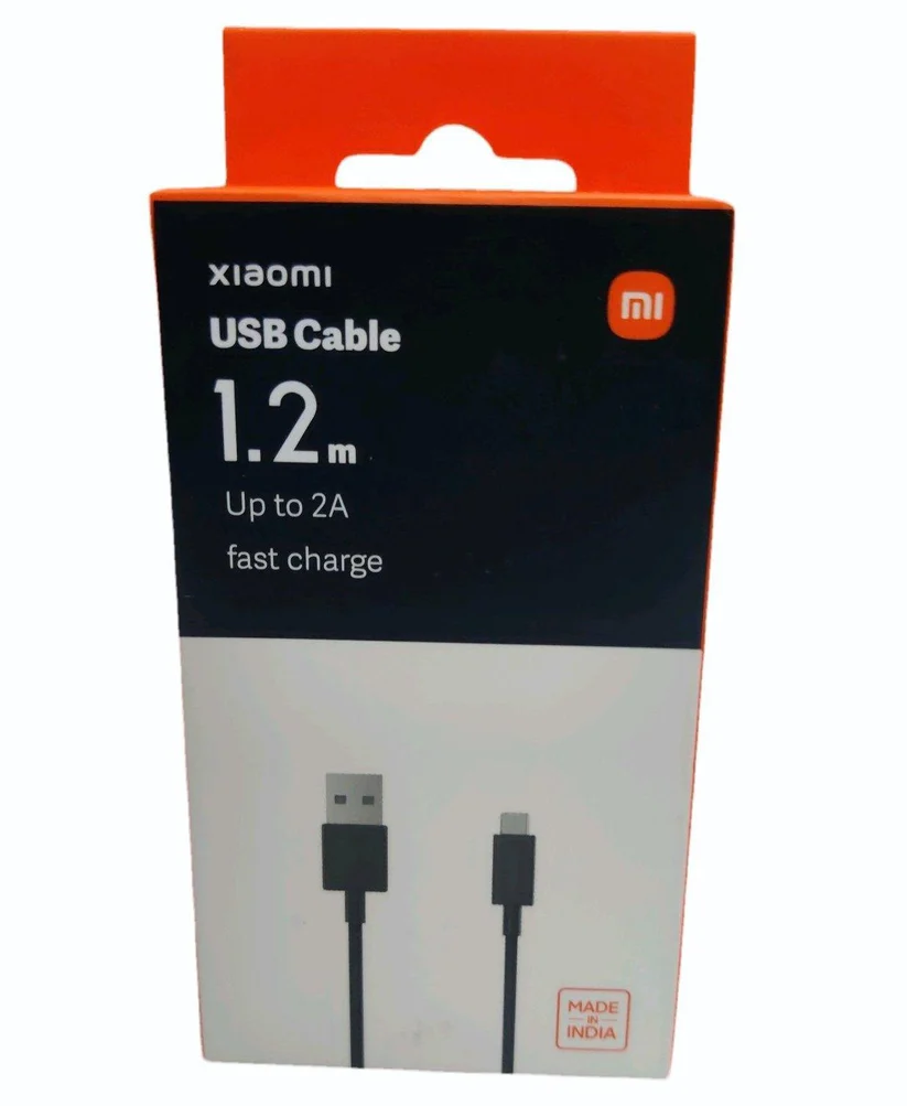 MI Type B/Micro USB 120cm fast Charging cable|480mbps support|Suitable for all Smartphones,tablet and accessories with type B input