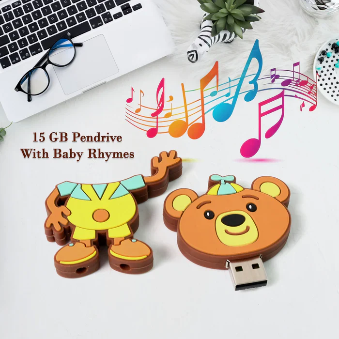 Portable Cartoon Shape Silicone USB Pen drive