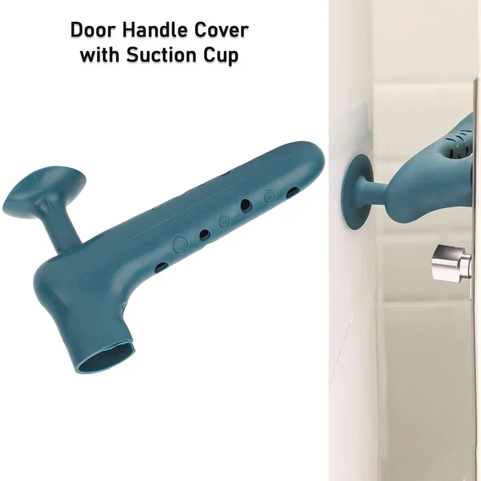 Silicone Door Handle Cover with Suction Cup