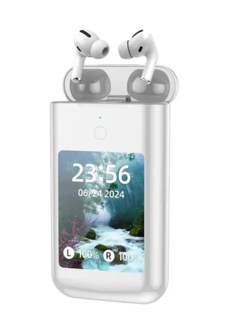 TWS Wireless Earbuds + Power Bank + 2.8 Multimedia Screen, Three-in-one