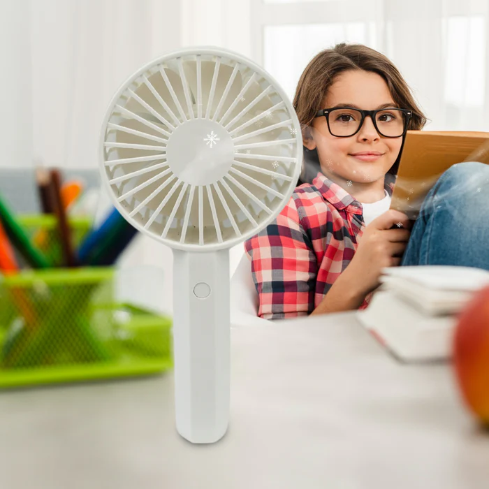 Mini Handheld Fan Portable Rechargeable Mini Fan Easy to Carry, for Home, Office, Travel and Outdoor Use