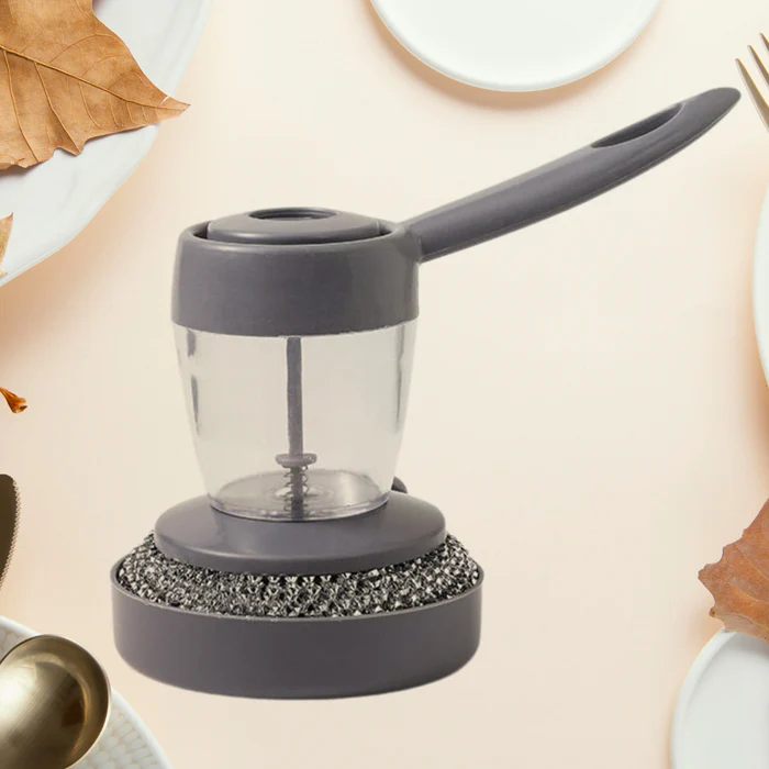 Handheld Soap Dispenser with Scrub 