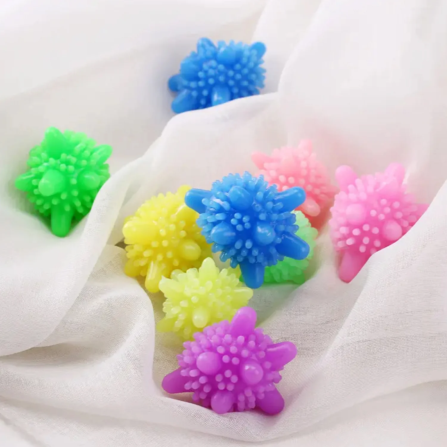 Soft Star Washing Machine, Laundry Dryer Balls Laundry Ball for Household Cleaning Washing Machine Clothes Softener
