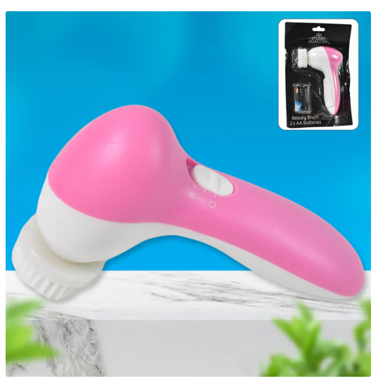  Facial Beauty Brush, Face Massager (1 Pc / With 2 AA Battery Included)