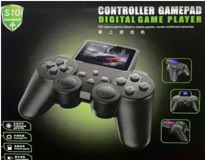 S10 Wireless Gamepad: 520 Games Video Game Player Black Edition (Code in the Box - for PSP)