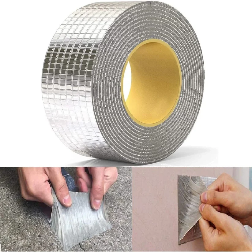 Silver tech Aluminium Butyl Tape Uv Protection Water Resistant