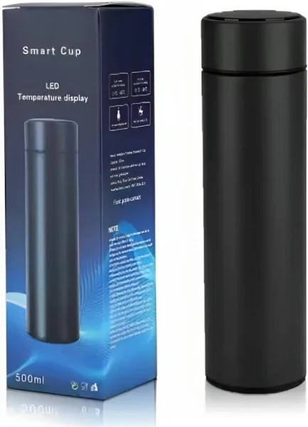 LED Temperature Display Insulated Multicolor Water Bottle