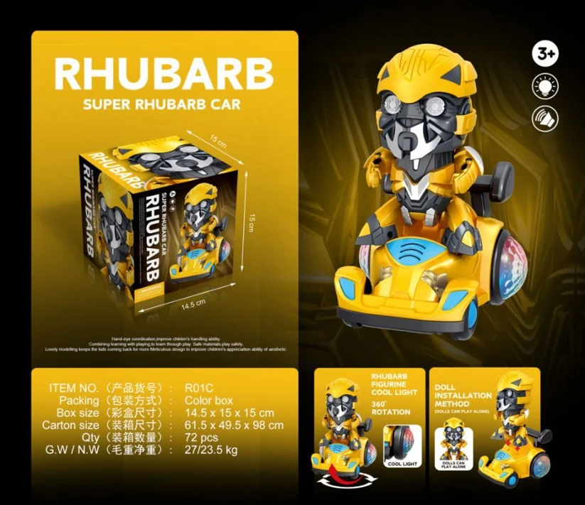 Super Bumblebee Rhubarb Car