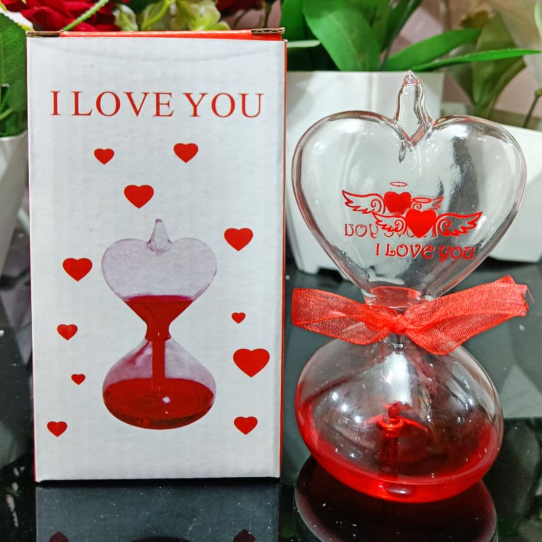 Romantic Glass Heart Love Meter
