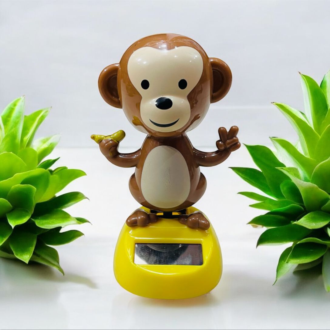 Monkey Solar Car Dashboard Showpiece