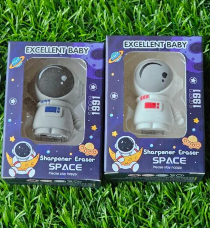  Spaceman Sharpener Eraser