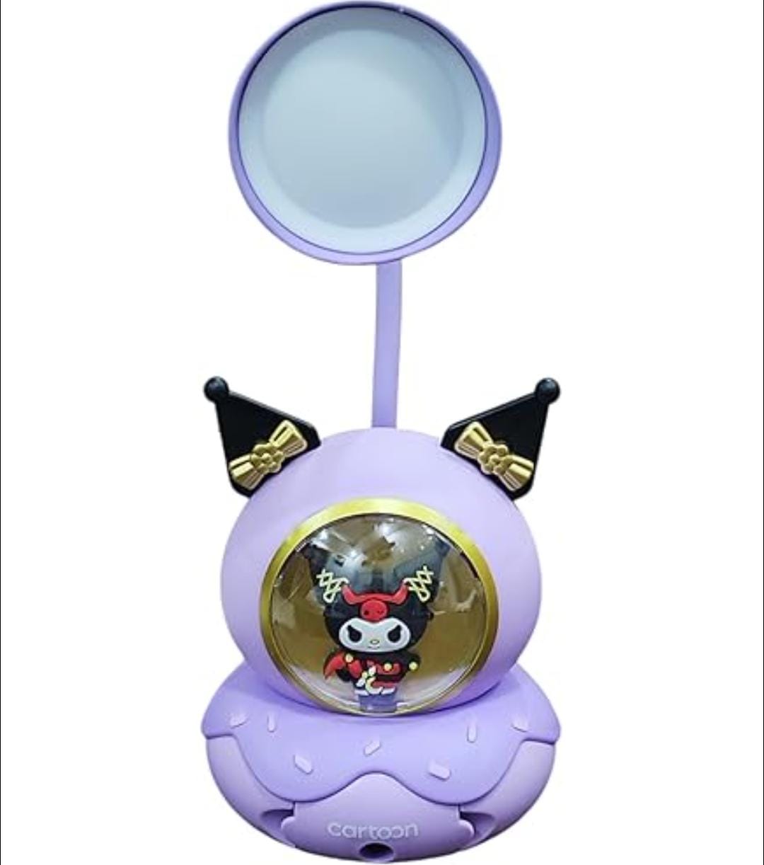 Cutest Newest Kuromi 2-in-1 Table Lamp with inbuilt Piggy Bank for Home Office LED Desk Lamp Random Colour (01 PC.) Mix Colour