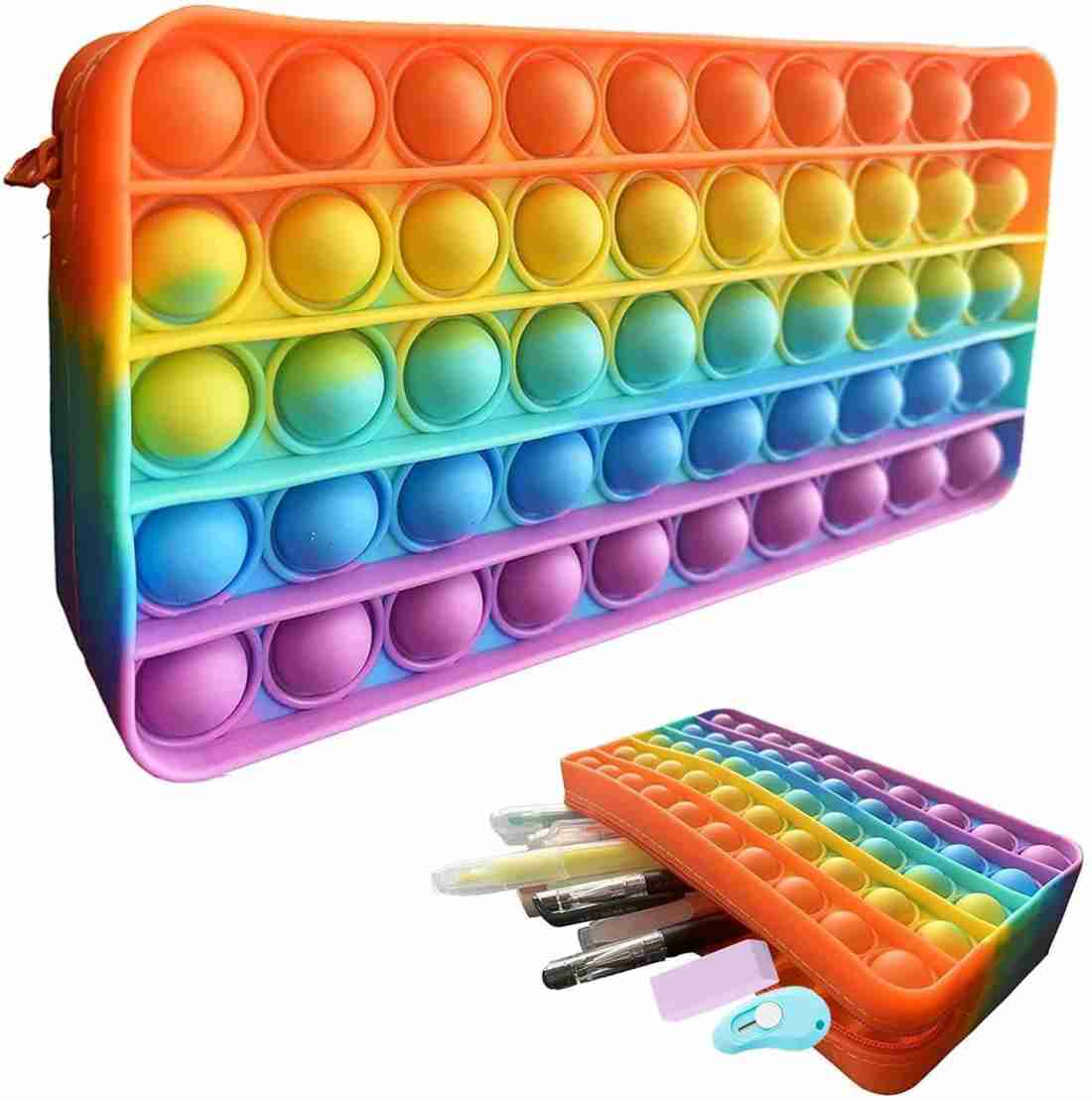 Pop Pencil Pouch Pencil case for Kids Stress Relief Pencil Box