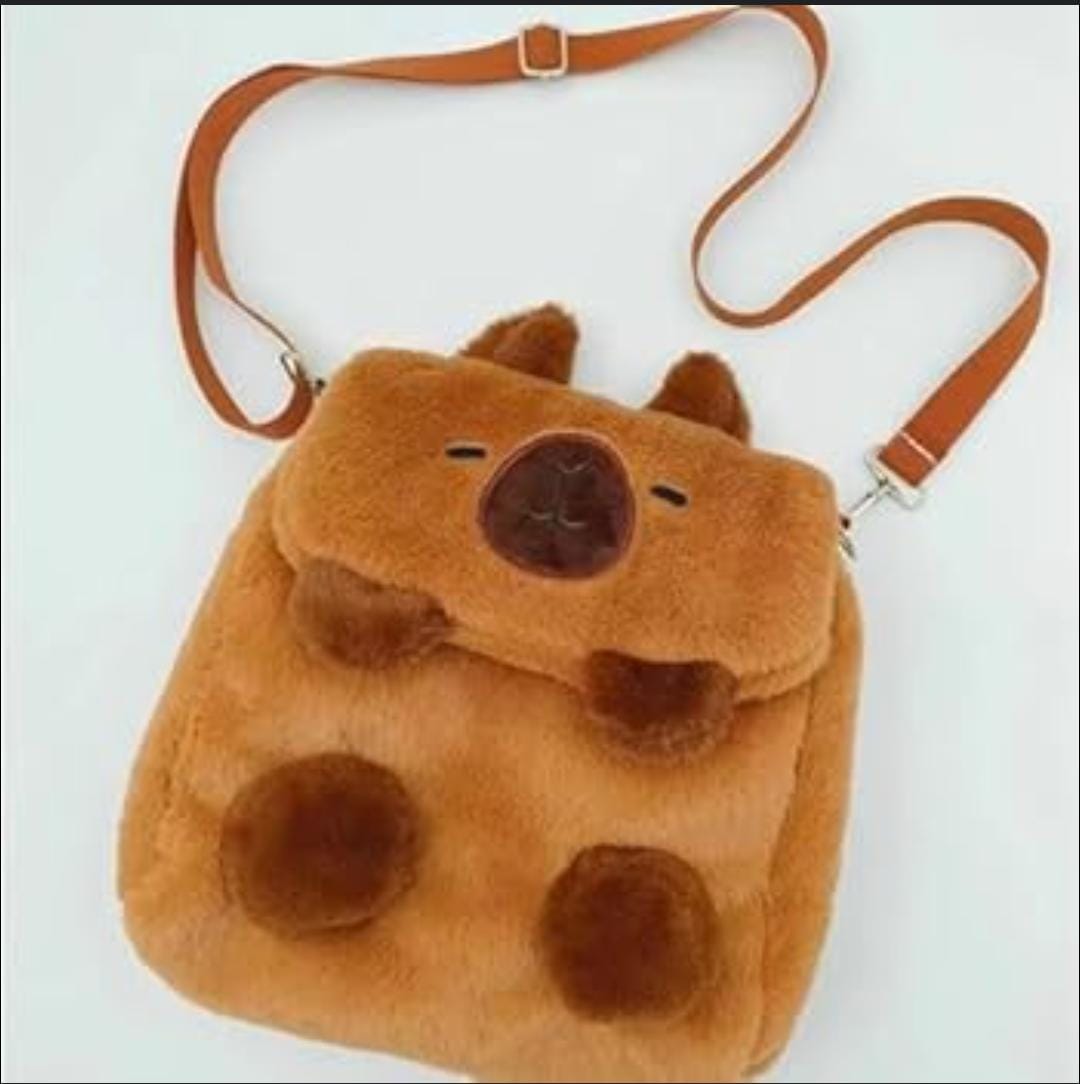 Capybara Backpack Cute Cartoon Backpack 