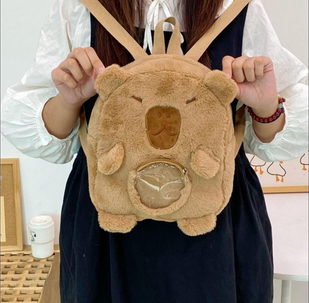 Capybara Bag,Cute Backbag for School