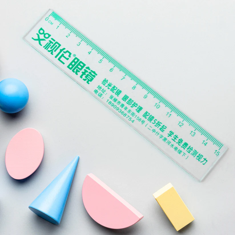 Premium Transparent Plastic Scale 15 cm