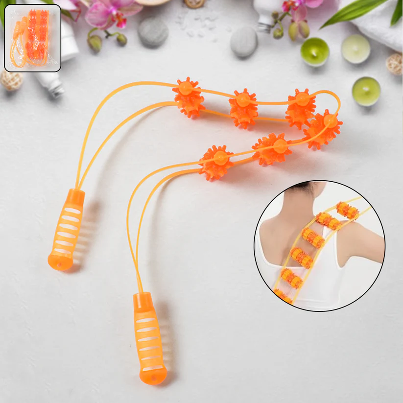 Handheld Back Massage Roller Rope