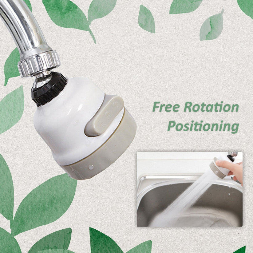  Rotatable Splash Proof 3 Modes Water Saving Nozzle Filter Faucet Sprayer