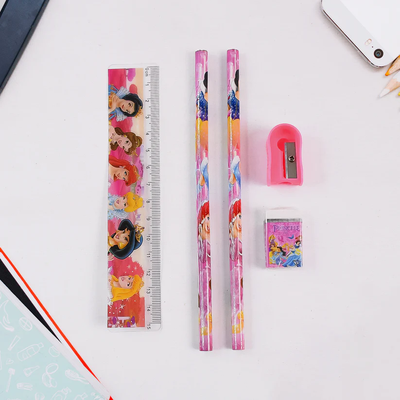 Fun & Functional! 5-in-1 Cartoon Pencil Set for School & Play
