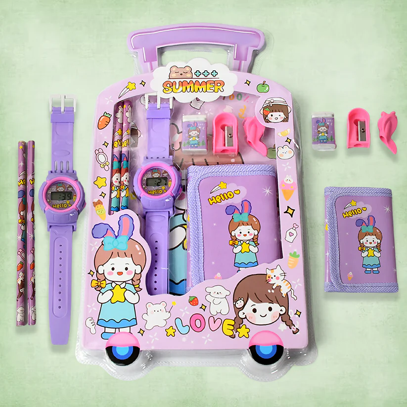 Stationery Set for Kids – 7-in-1 School Kit