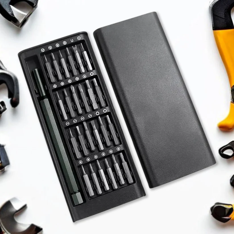  Aluminium 24 in 1 Precision Screwdriver Set, Screwdriver Tool Set (24 Pcs Set