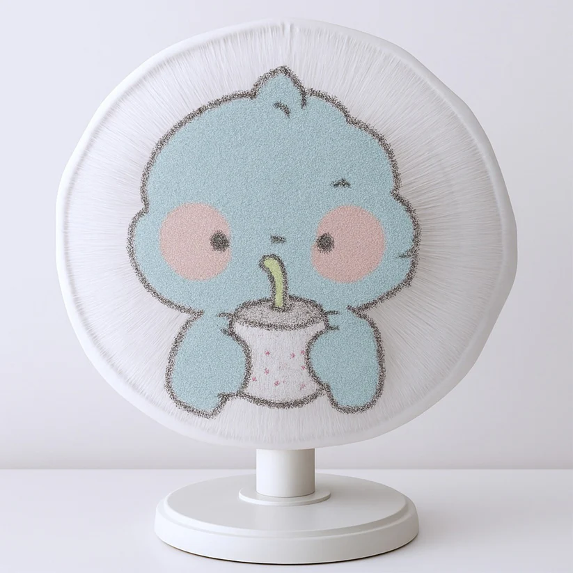  Cute Cartoon Character Fabric Mesh Fan Cover