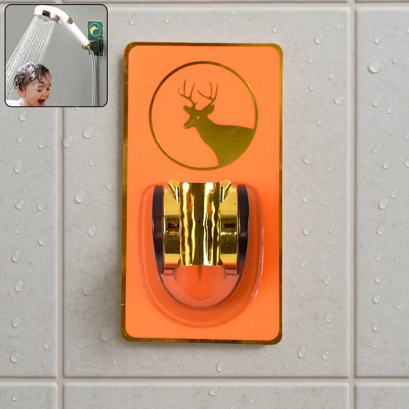 Self-Adhesive Adjustable Shower Head Holder 