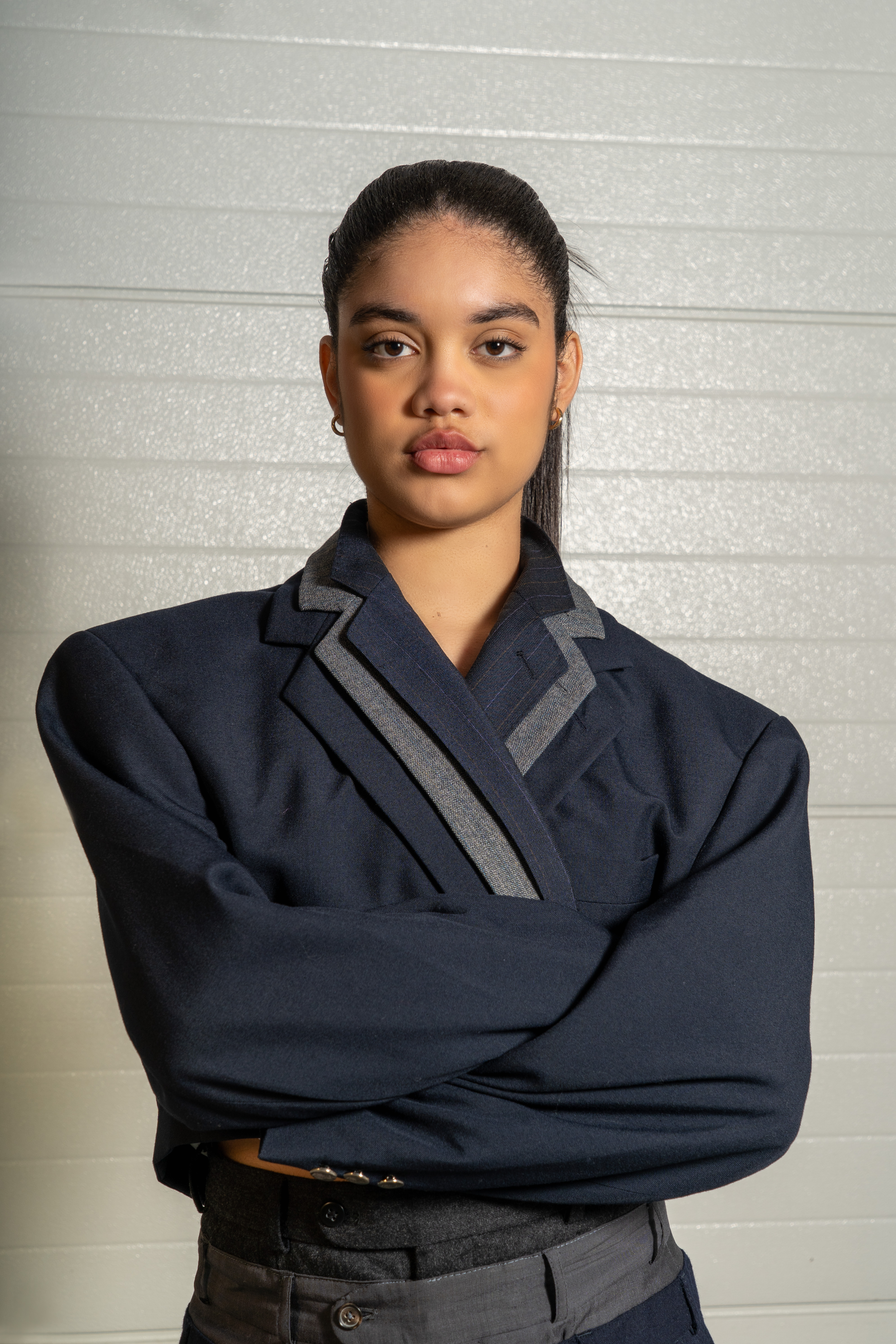 Triple collar Blazer