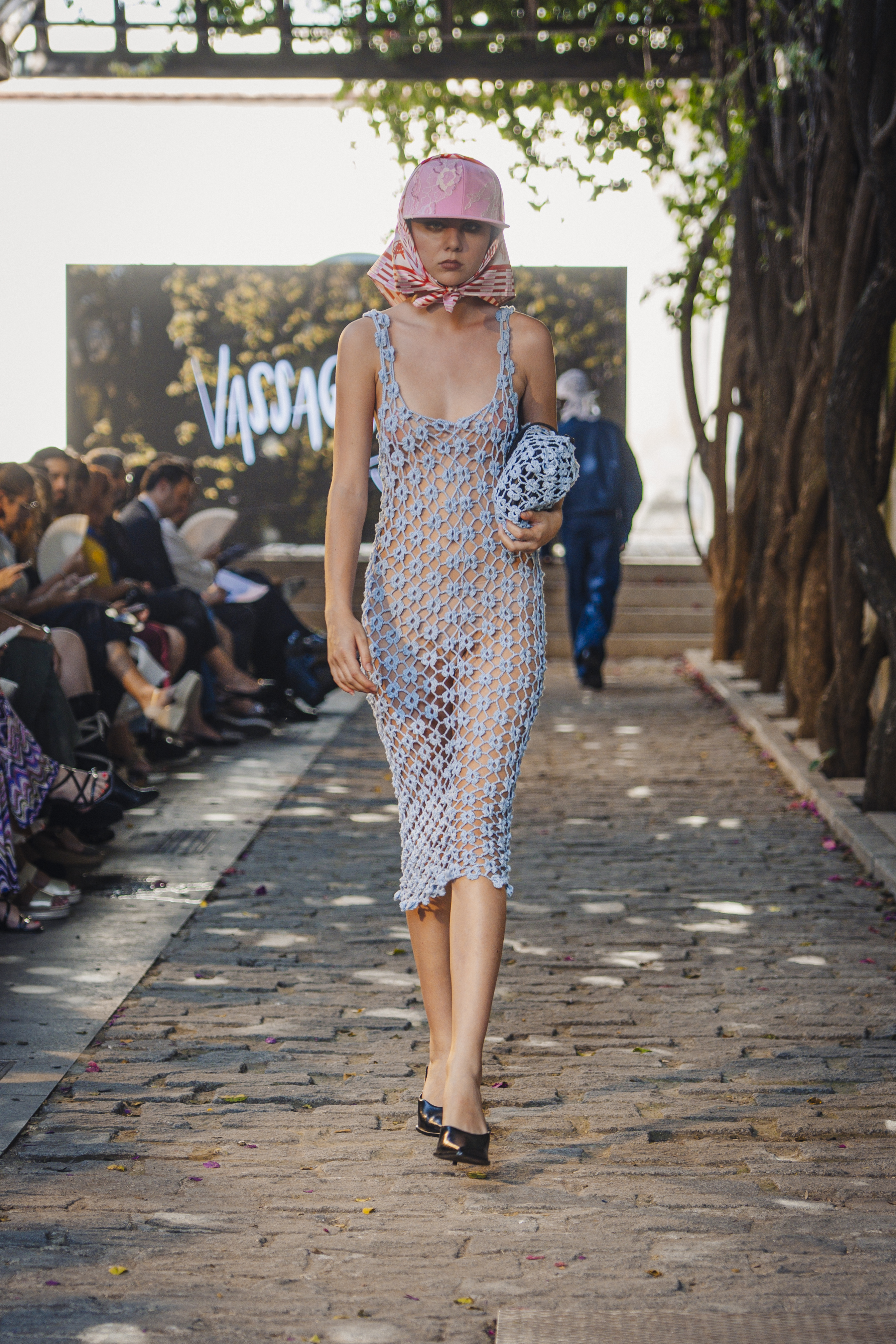 Vestido crochet flower 