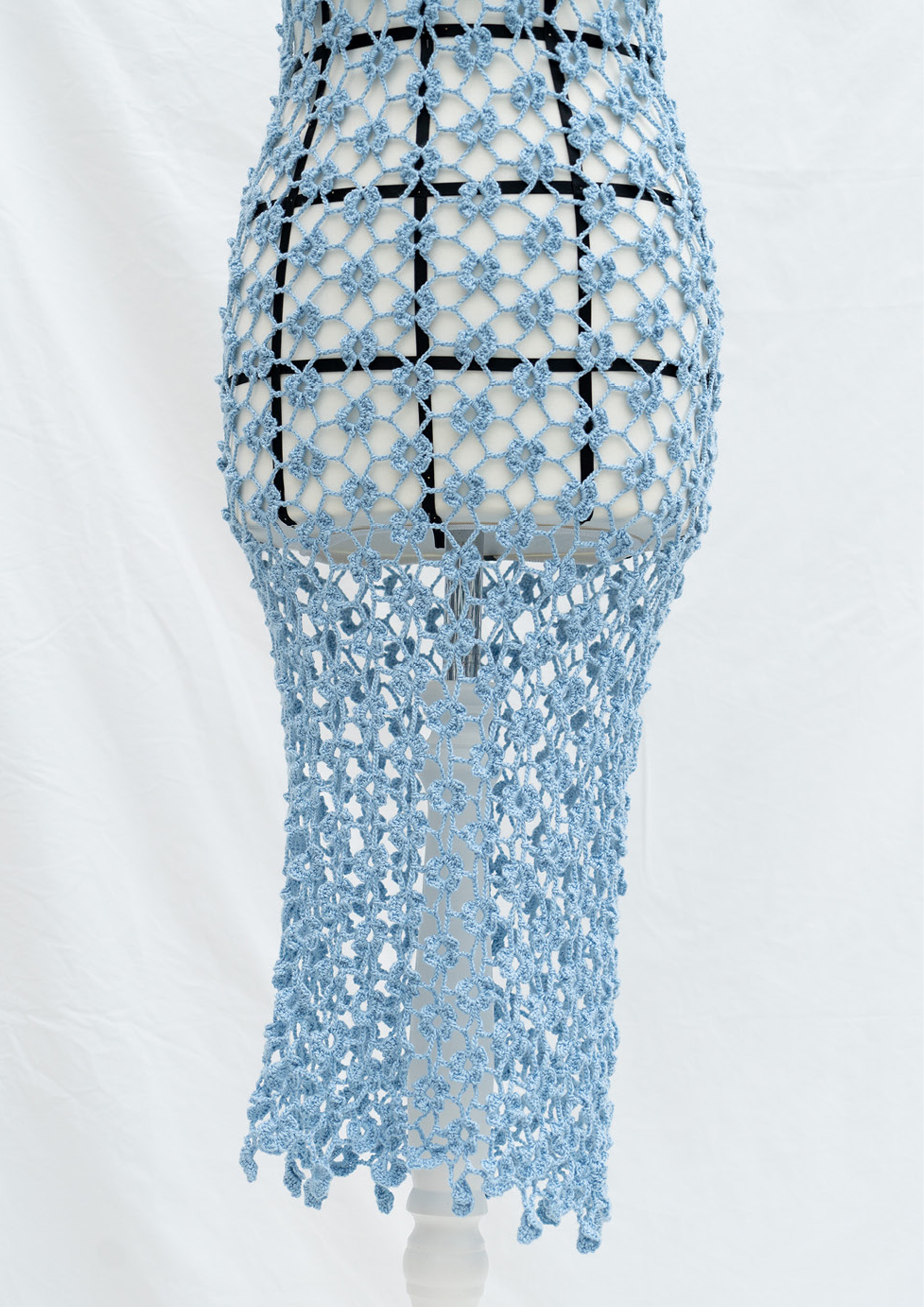 Vestido crochet flower 