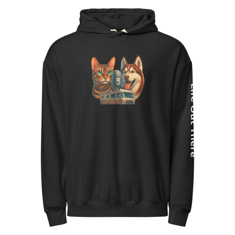 Unisex Lightweight Hoody Black