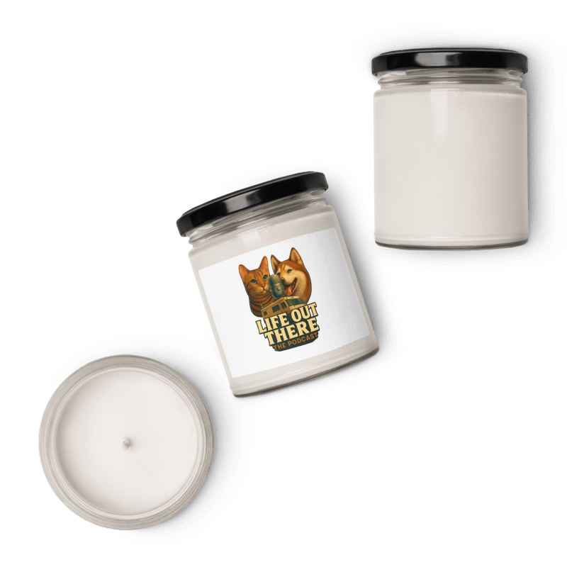 Scented soy candle