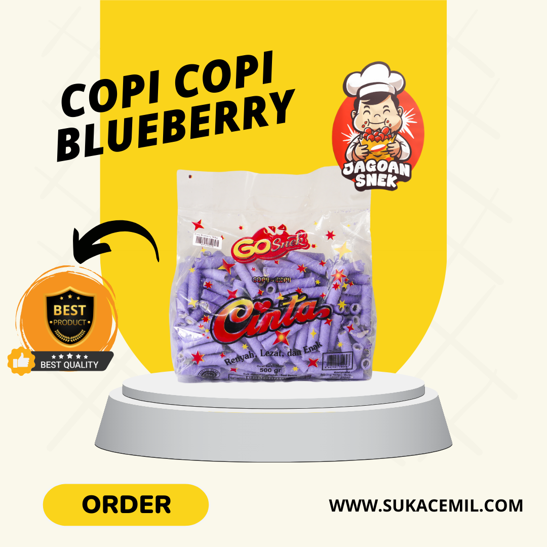 CINTA WAFER ROLL RASA BLUEBERRY