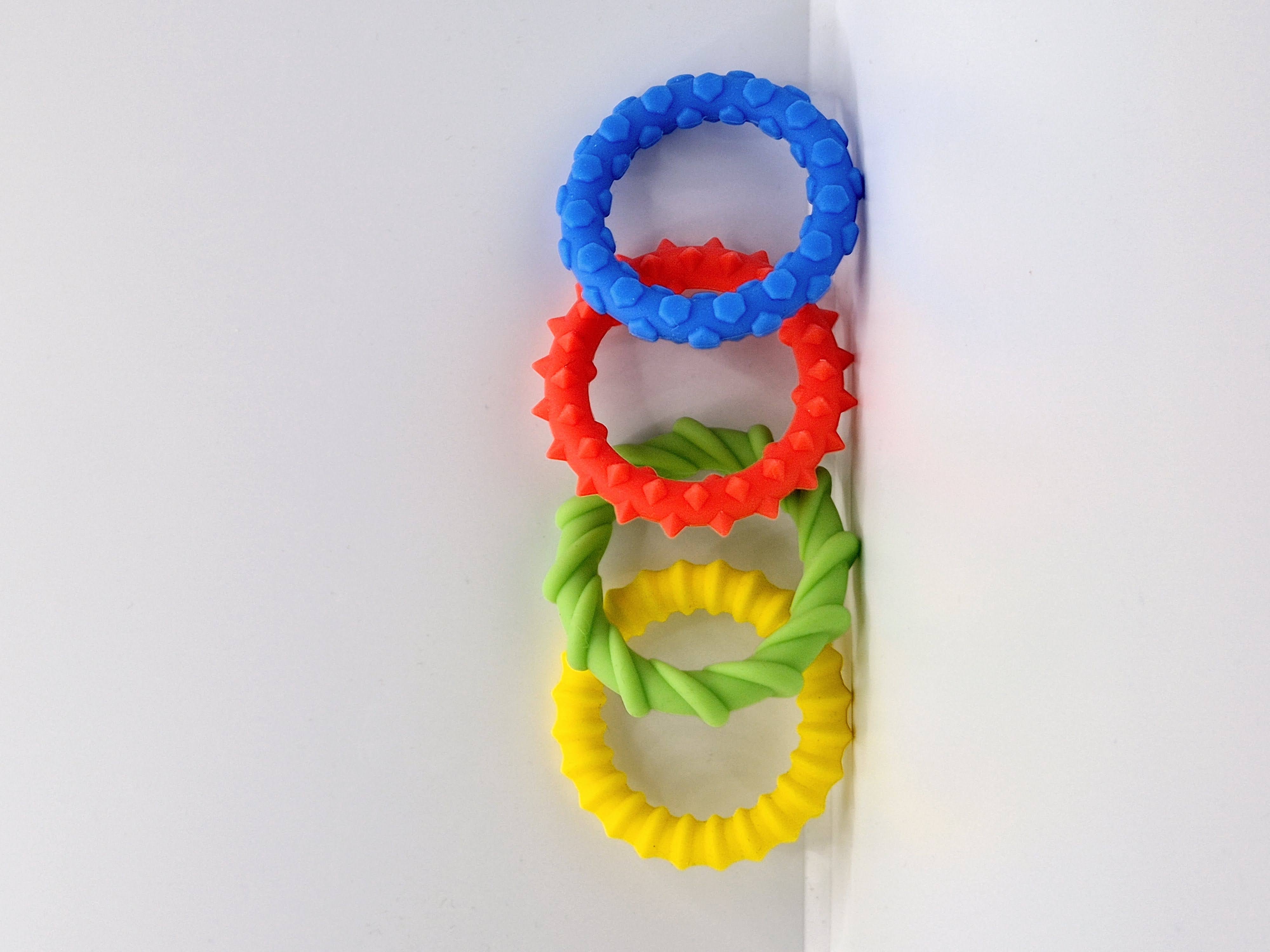 Tekstūrinės apyrankės, 4 vnt.