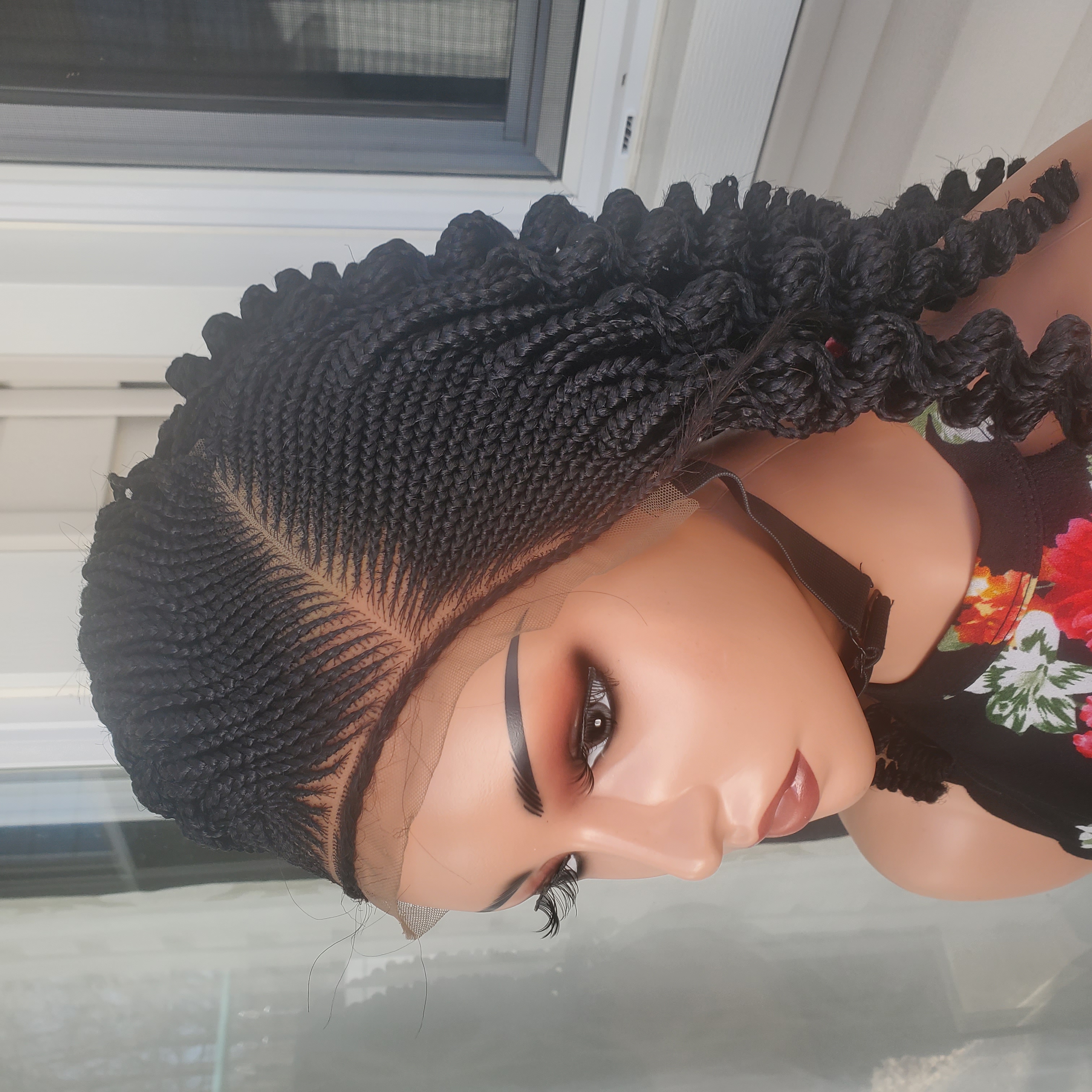 Short Curly Hair Braids 