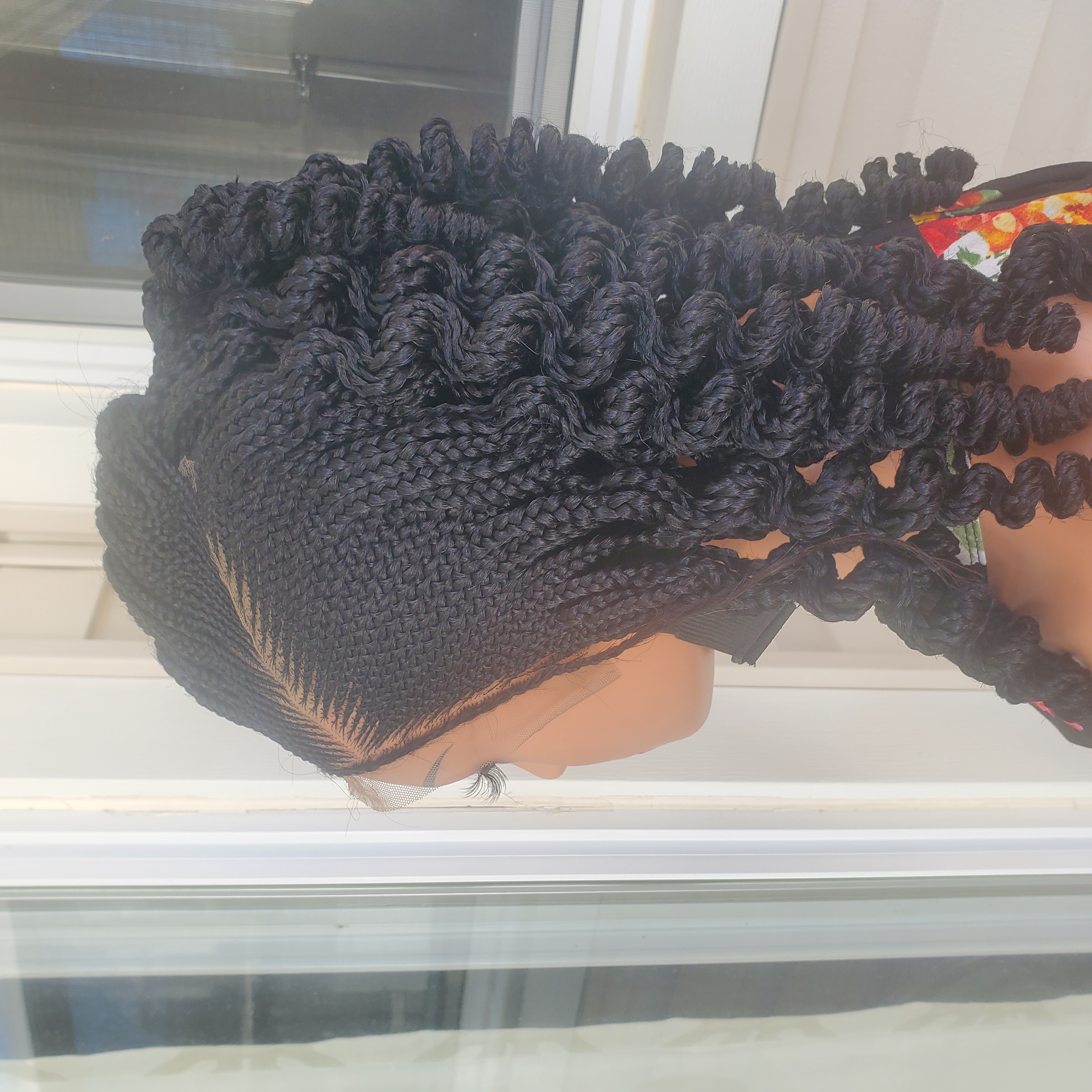 Short Curly Hair Braids 