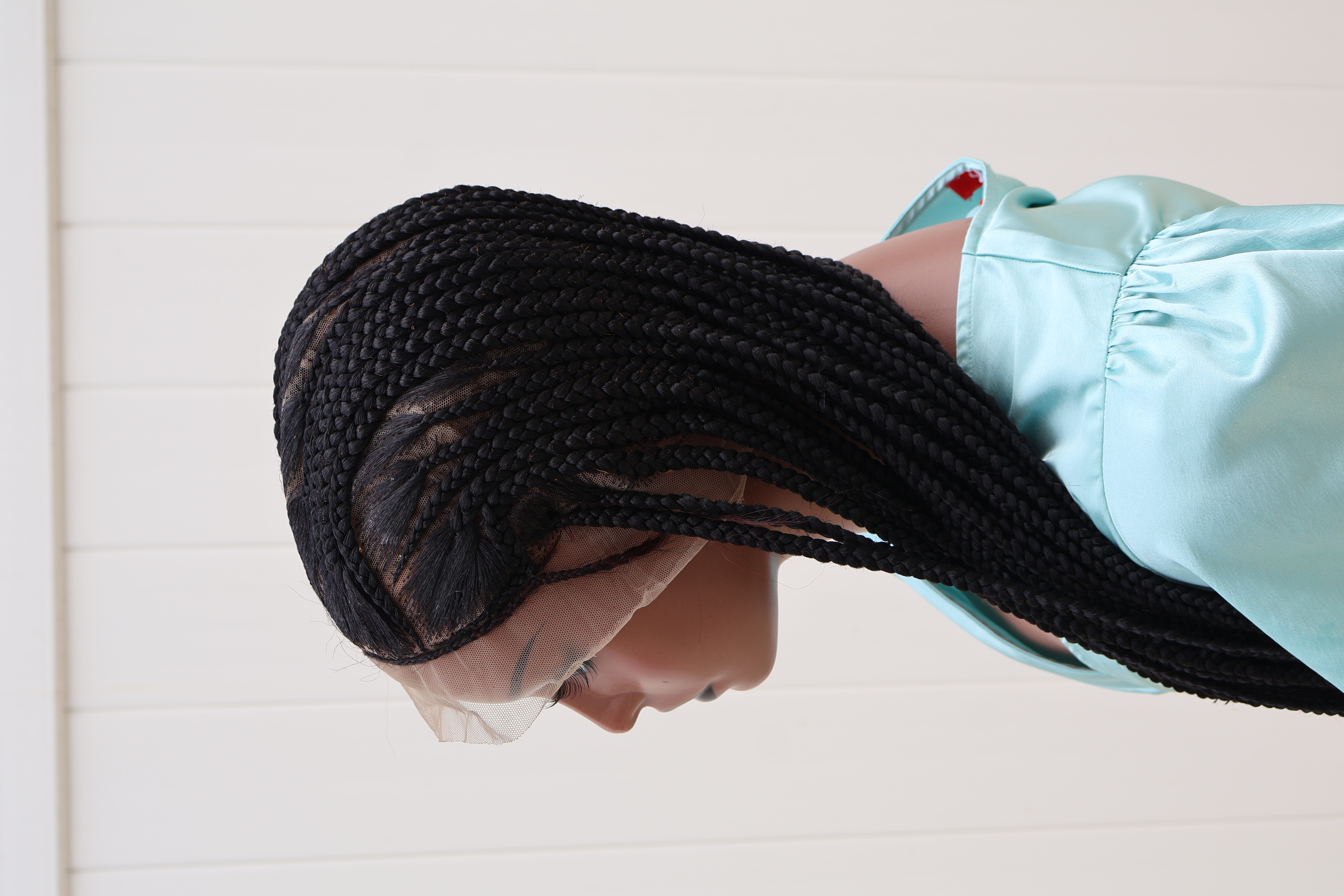 Sleek Cornrow Braids 360 Lace Wig Easy Wear and Go Style