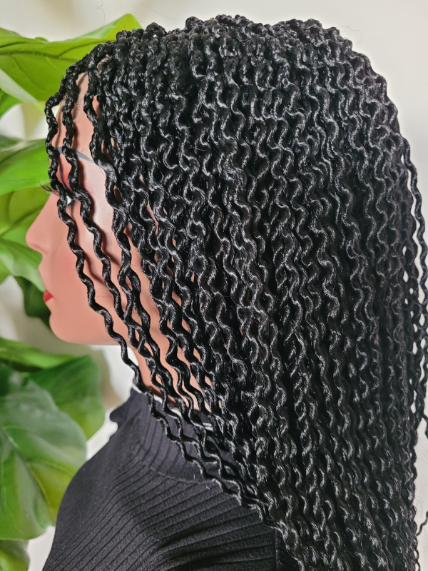 Pick and Drop Watermelon Braids 5x5 Lace Front Wig 28" Handmade Premium Comfortable Fit