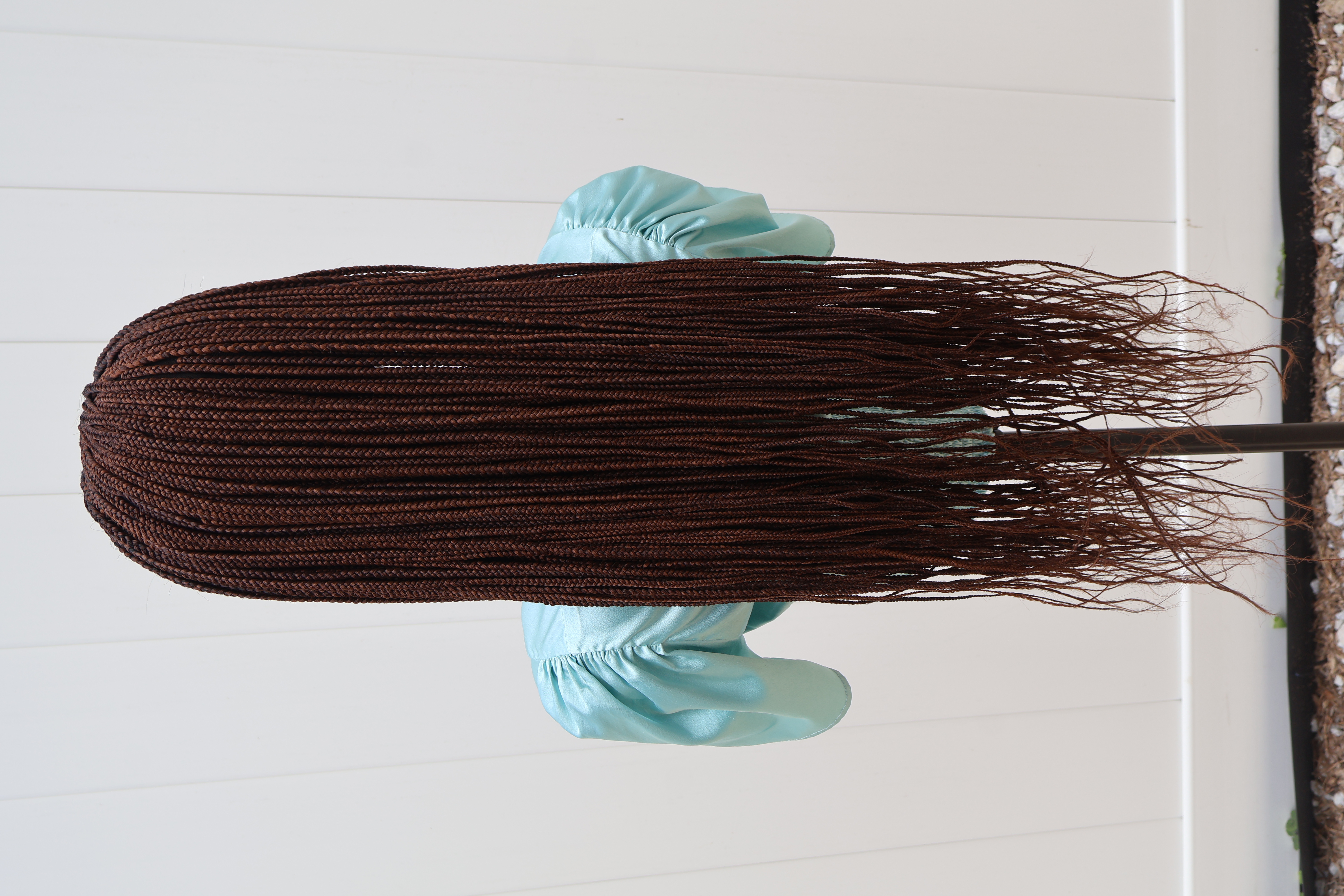 Stylish Cornrow Braids Honey Brown Salon Quality Glueless Fit 13x5 Lace Front Wig 