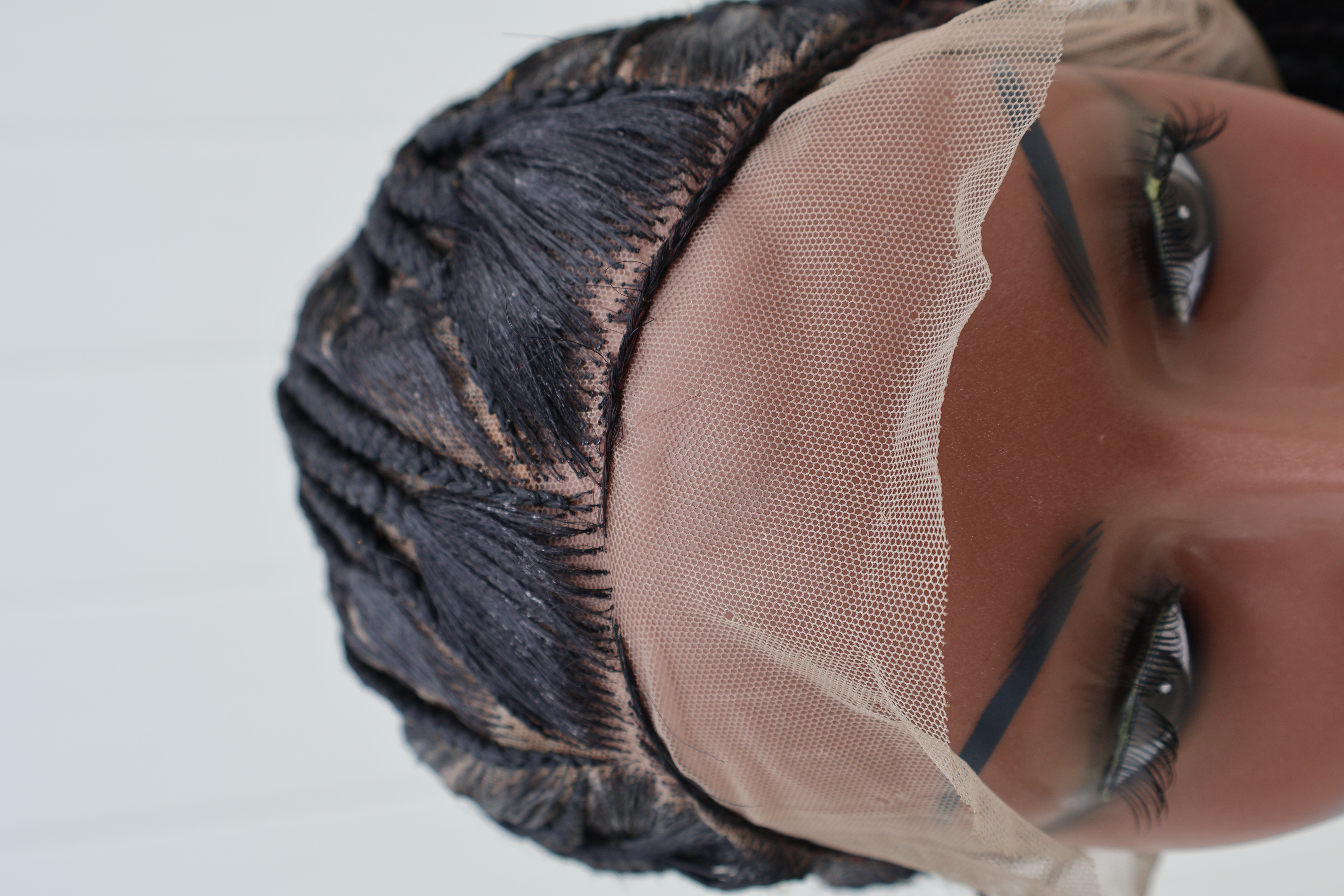 Sleek Cornrow Braids 360 Lace Wig Easy Wear and Go Style