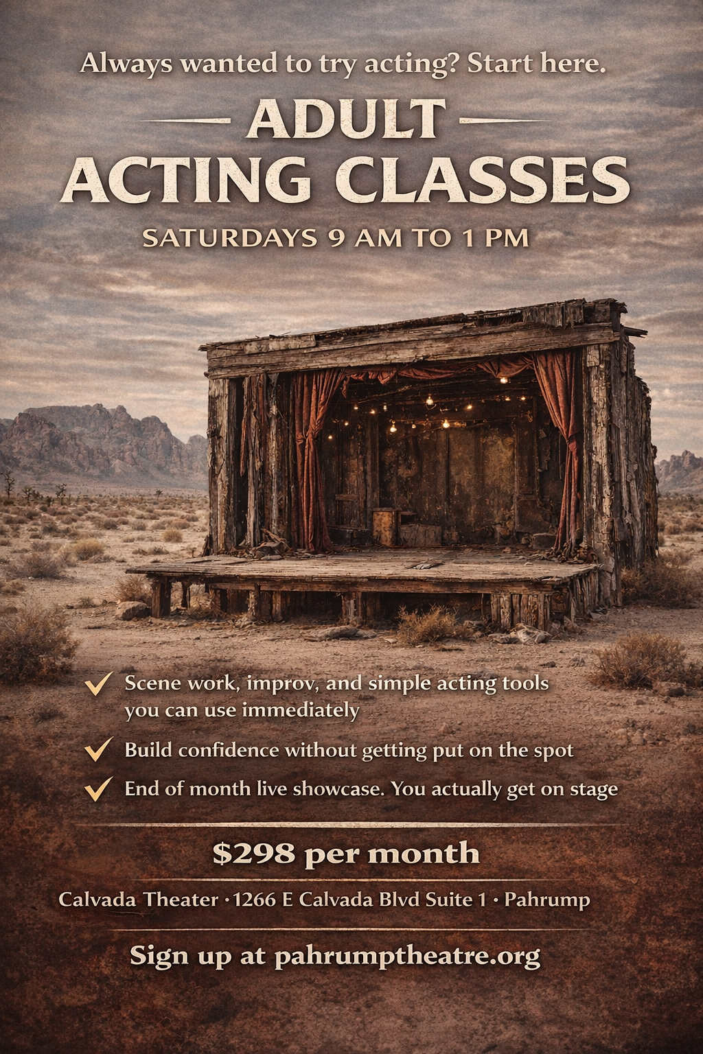Adult Acting Class