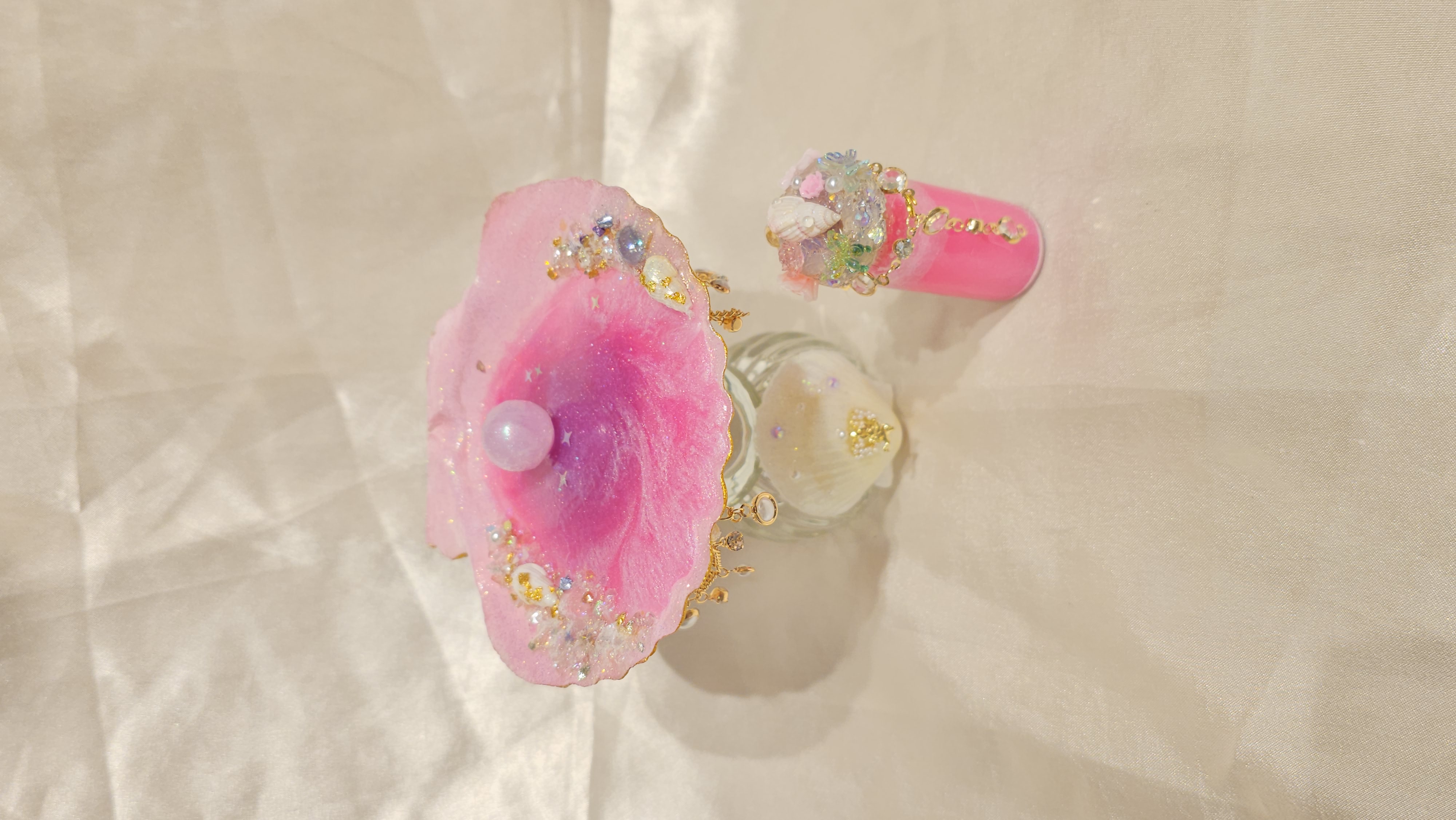 Moonlit Kiss - Half Scallop Altar/Jewelry Tray Collection
