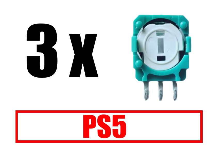 PS5 Controller Drehwiederstand Potentiometer Stickdrift Playstation Premium OEM