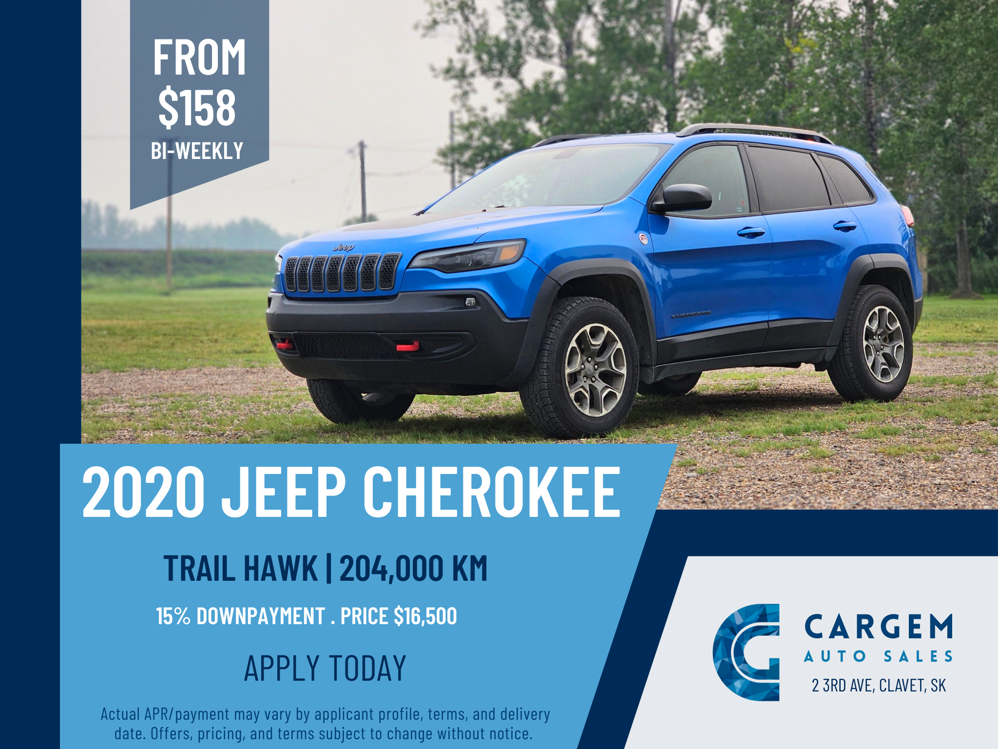 2020 Jeep Cherokee Trail-Hawk