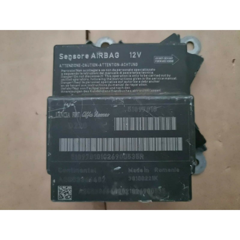 Fiat 500 51897810 AIRBAG ECU REPAIR