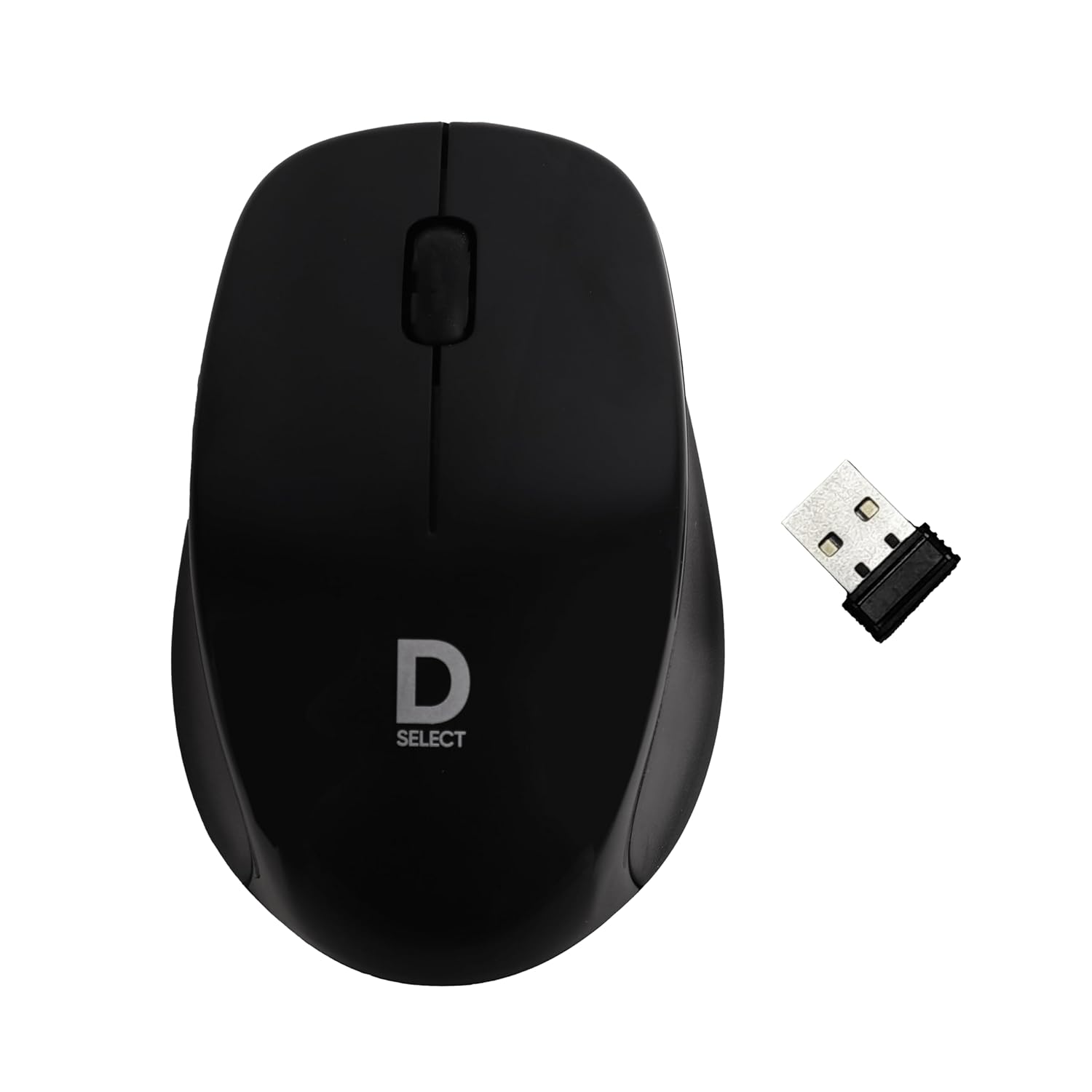 D SELECT Dell Exclusive Wireless Mouse DS320-Black with USB Type A Connector, 1200DPi, 1 Year Warranty.
