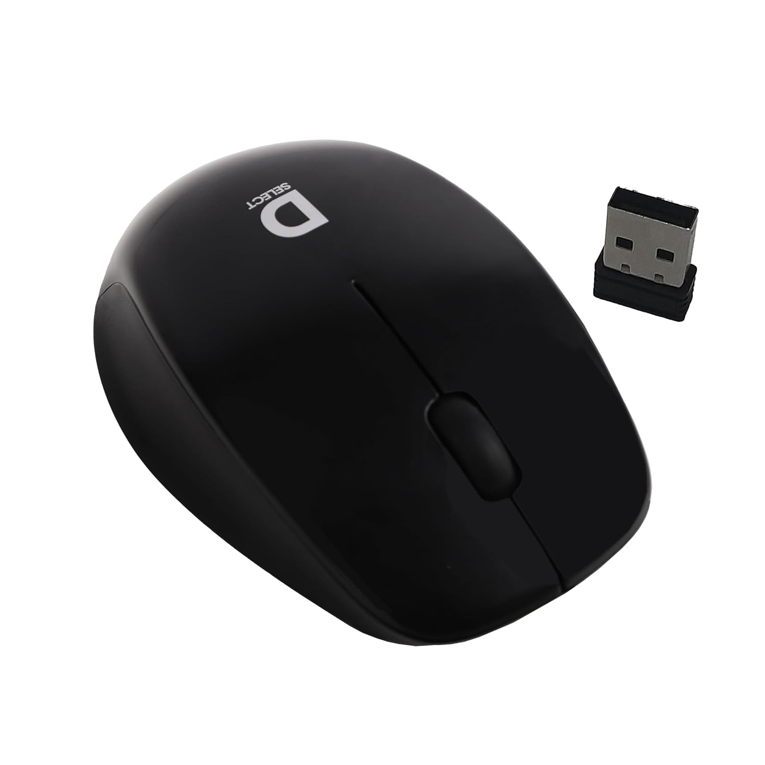 D SELECT Dell Exclusive Wireless Mouse DS320-Black with USB Type A Connector, 1200DPi, 1 Year Warranty.
